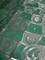 1 Yard Floral Metallic Jacquard Brocade Lime Green & Silver Fabric for Apparel Decor 60 Inch Width